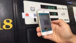 Cây xăng từ chối khách trả tiền bằng quét mã QR