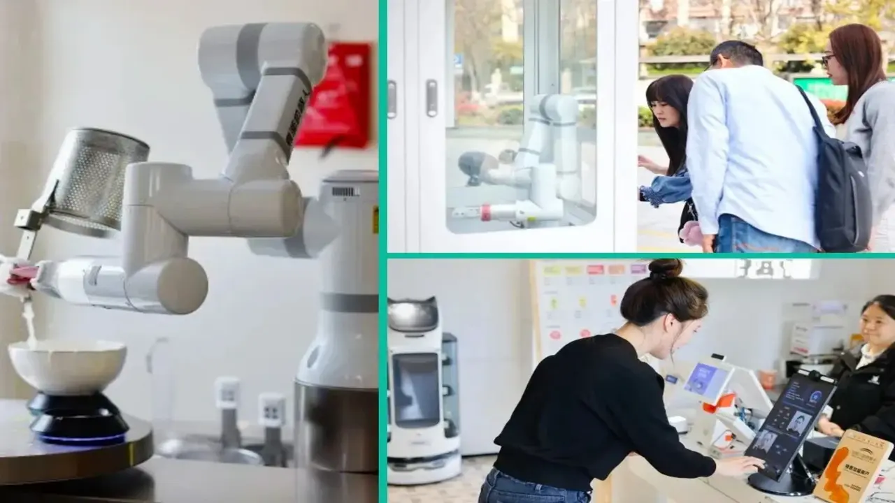 Đầu bếp robot Trung Quốc biết nấu hơn 100 món ăn 'ngon như mẹ nấu'