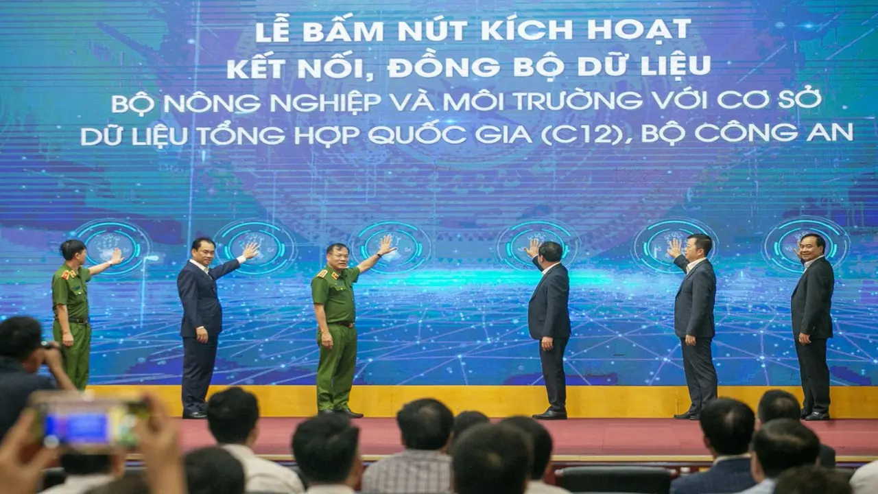 Đồng bộ 12 cơ sở dữ liệu ngành nông nghiệp và môi trường với Trung tâm Dữ liệu quốc gia