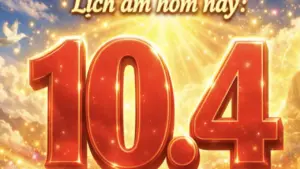 Lịch âm hôm nay: 10.4 là ngày gì? Mấy ngày nữa tới tháng 3 âm?