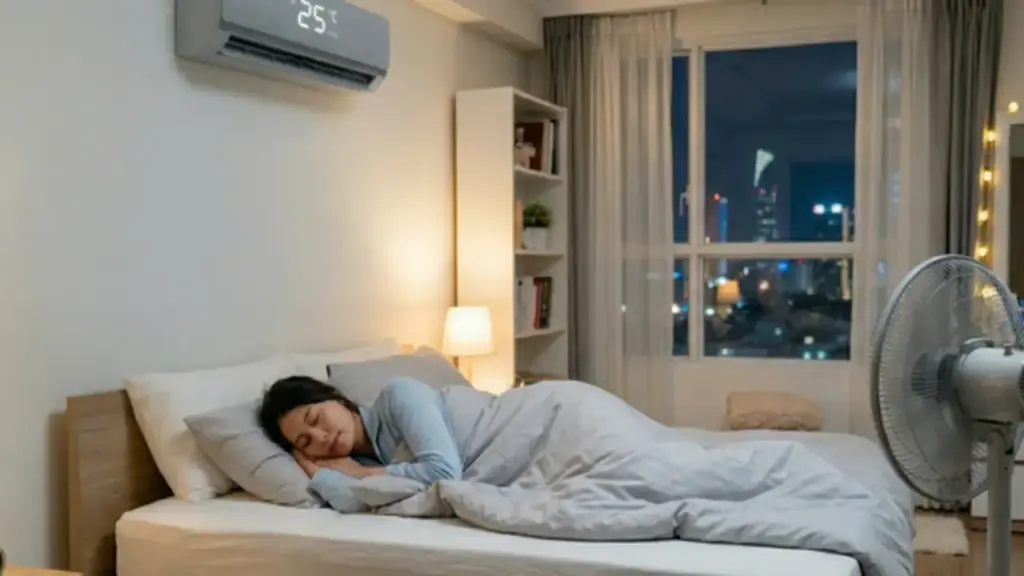Nắng nóng: Ngủ máy lạnh sao cho khỏe và tiết kiệm điện?